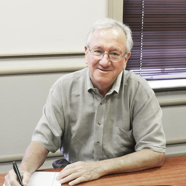 Bruce Engstrom at his office on Main Street in North Little Rock. (Photo by Missy Penor)