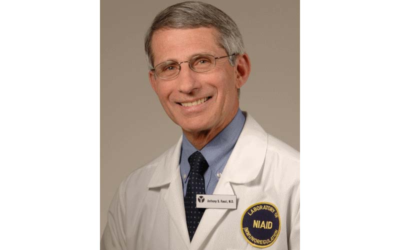 Dr. Anthony Fauci, White House chief medical advisor